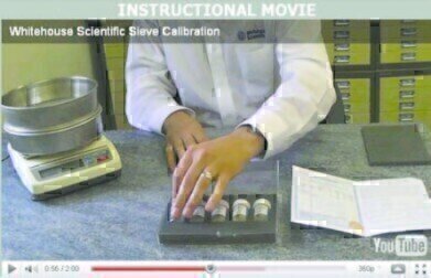 Calibrate Your Sieve in Two Minutes: New Whitehouse Scientific Video Explains How