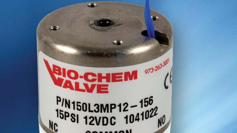 Chemically Inert Solenoid Isolation Valves Maintain High Flow Rate