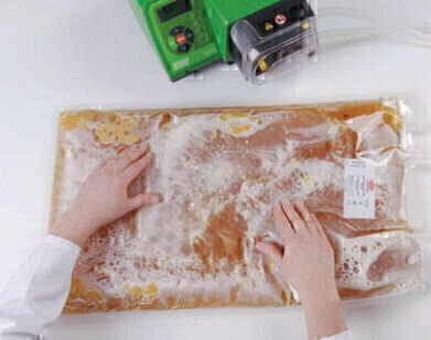 Dry-Bags Make Light Work of Bulk Media Preparation