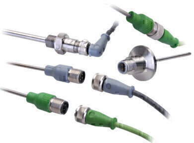 M12 Micro DIN Enabled Temperature Sensors.