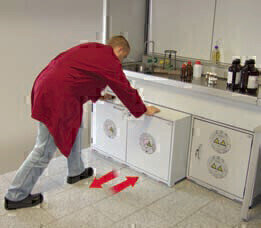 Movable Underbench Cabinets