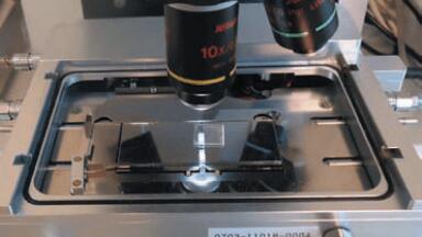 Temperature Controlled Stage used to Crystallisation Processes in Opto-Electronic Thin Films