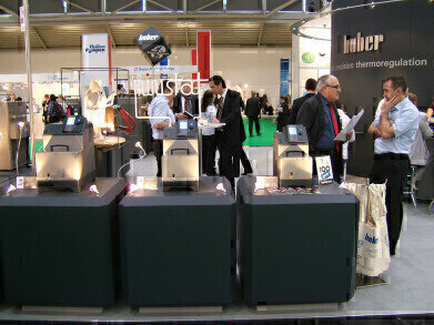 Huber show new MPC thermostat at Analytica 2012