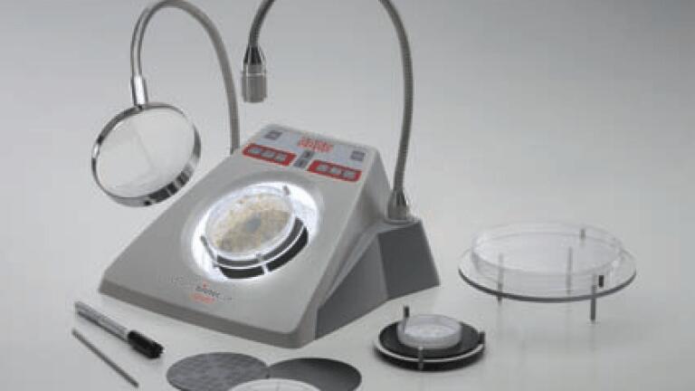 Manual Colony Counter Facilitates Counting of Petri Dishes