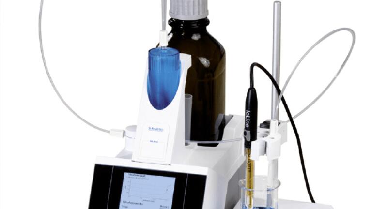 Titration of amino hydro-chlorides (acc. to Ph. EUR): Application example for two equivalence points