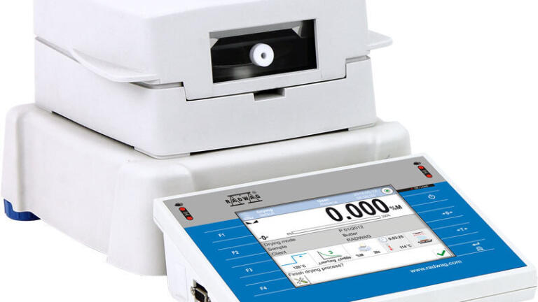 Radwag moisture analyzer MA.3Y series. Drying process has never been so intuitive.