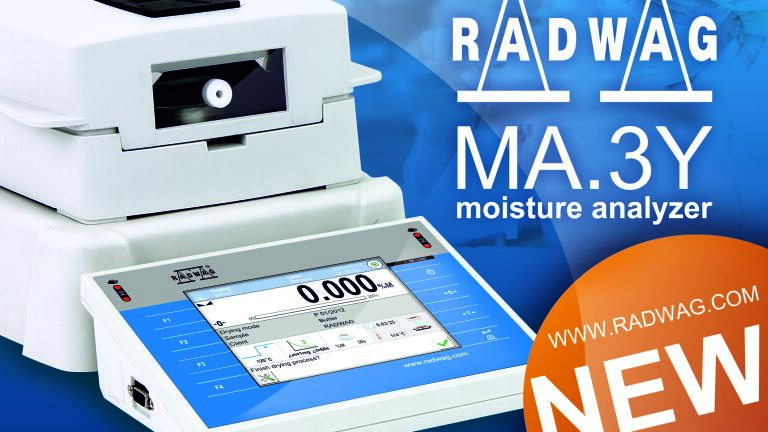 Moisture Analyser Provides Intuitive Drying Process