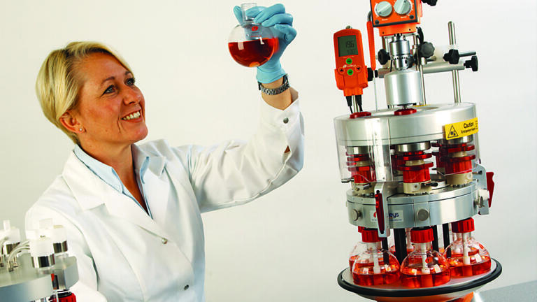 Heat, Cool and Stir Viscous Samples in Parallel