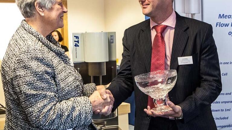 Powder Characterisation Company Celebrate 2012 Queen’s Award Win