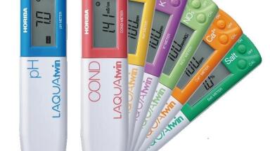 HORIBA improves further on their leading edge flat sensor pH, conductivity and ion compact meters