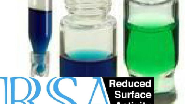 RSA Glass – Reduced Surface Activity Glass Vials