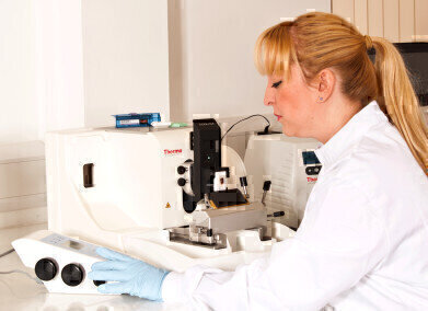 Keep paraffin blocks as cold as ice