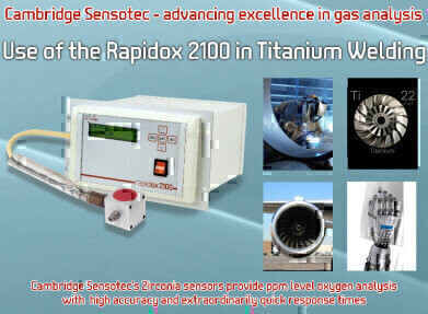 
	Welding Titanium in inert gas atmospheres using the Rapidox 2100 Oxygen Gas Analyser
