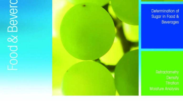 New Guide on Sugar Determination in Food