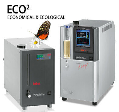 HUBER high precision thermoregulation in laboratories: ECO² - Economical and Ecological!
