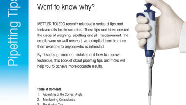 Take Measures to Improve the Accuracy of Your Results by Requesting Your FREE Pipetting Tips & Tricks Booklet from Anachem