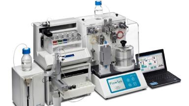 Automated Combinatorial Flow Chemistry