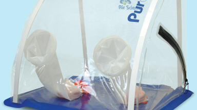 Portable and Cost Effective Flexible Film Isolator