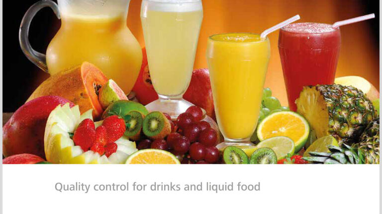New guide for quality control of beverages and liquid food