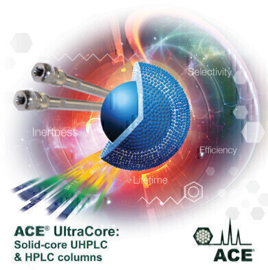 ACE UltraCore - Superficially Porous (Solid-core) UHPLC/HPLC Columns with Extended pH Stability
