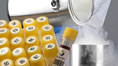 New Computer Printable Label for Liquid Nitrogen Storage 