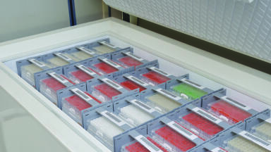 Lightweight Modular Chest Freezer Rack