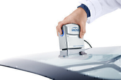 Measuring surface free energy in a second with only one click
