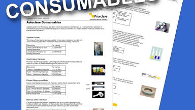 New Autoclave Consumable Range Launched