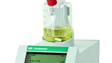 Coulometry to go- 899 coulometer determines water content wherever you want