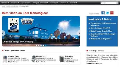 Portuguese Website for Temperature Control Manufacturer Launched