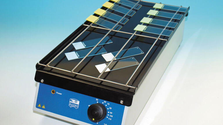 New Assistent® Microscope slide drying bench