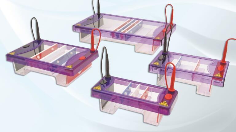 Versatile Range of Horizontal Gel Electrophoresis Units