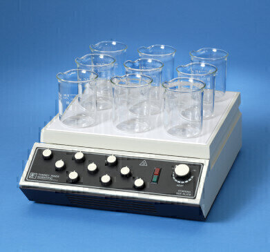 New Analogue Hot Plates and Stirrers features 5 or 9 Stirring Positions
