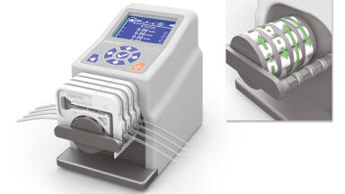 Multi-channel Peristaltic Pump Saves Bench-top Space 