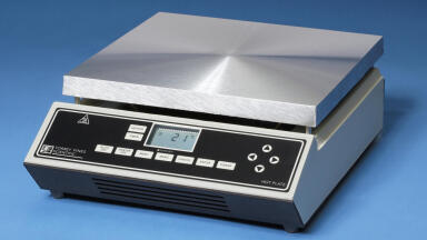 New Aluminium Topped Programmable Hot Plate for Work with Solids Directly on the Heater Surface