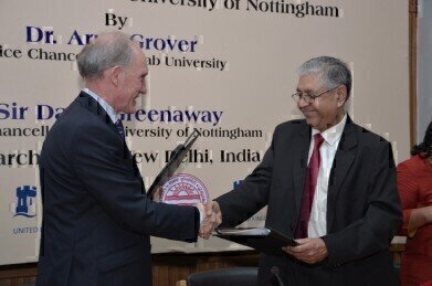 Partnership with Indian university opens new opportunities for Nottingham
