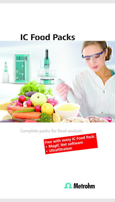Ion Chromatography (IC) for Food Analysis – Metrohm Launches Promotional Offer
