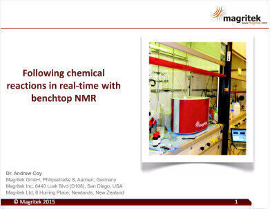 New Educational Video Reviews the Current use of Benchtop NMR in Real-Time Monitoring and Optimisation of Chemical Reactions
