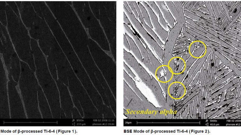 Rapid inspection and characterisation of alloys using the Phenom desktop SEM