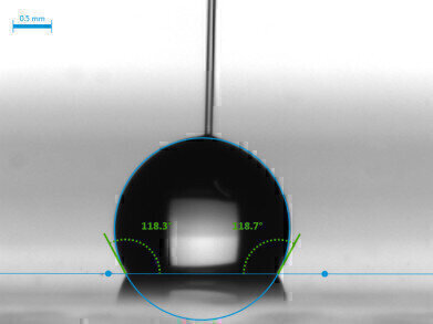 Revolutionary Dosing Technique for Contact Angle Scientifically Validated
