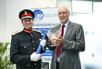 Queen's Award Presented by Lord Lieutenant of Surrey
