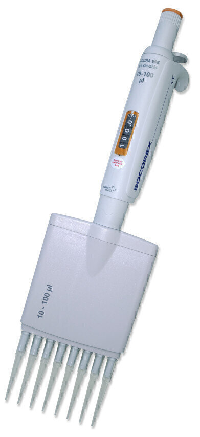 New 10 – 100 µL multichannel pipette
