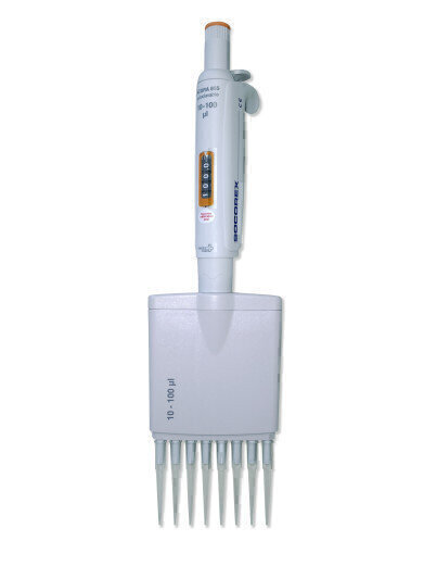 New Socorex 8-channel micropipette 10 – 100 µL
