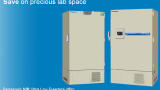 Rely on secure sample storage and save on precious lab space with Panasonic VIP ULT Freezers
