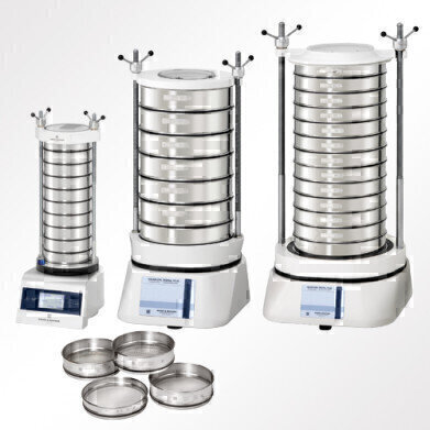 Test sieve shakers of HAVER & BOECKER convince at the traditional particle analysis of 3 to 20 kg bulk material for decades.