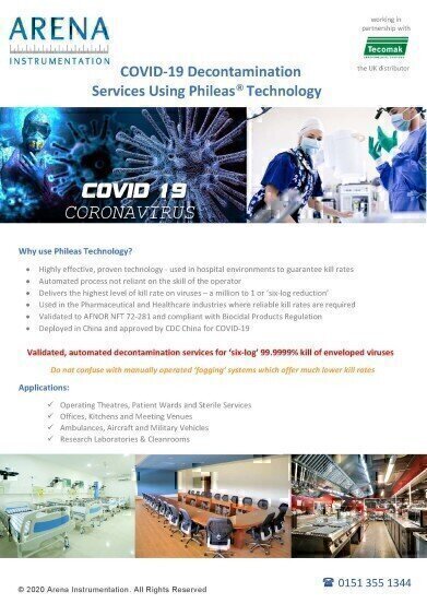 New Decontamination Service Delivers High-Level Virus Kill Rate