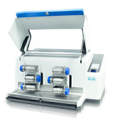 New Mixer Mill Processes 2 to 50 Samples in One Batch