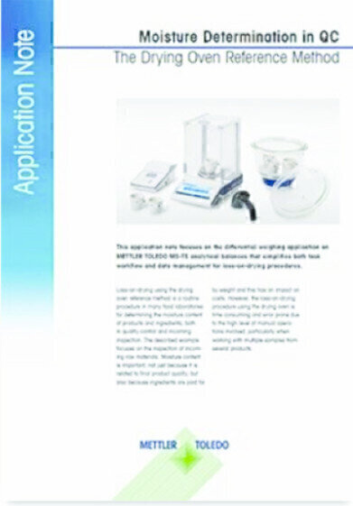 Differential Weighing Application Method Streamlines Loss-on-Drying Procedures