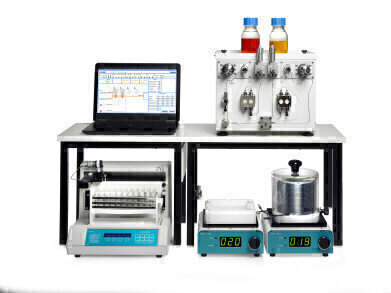 Highly Reproducible Flow Chemistry Scale-up of Polymerisation Reactions