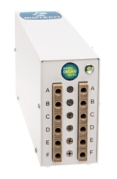 Low Volume Degasser Module for Microfluidic Systems